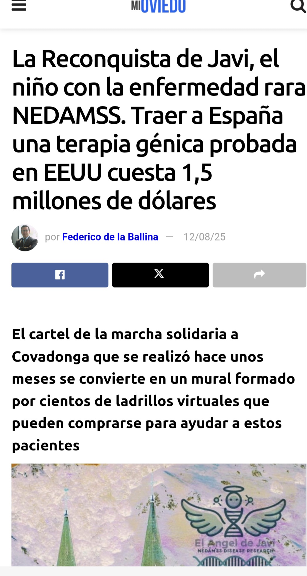 La Reconquista de Javi, el niño con la enfermedad rara NEDAMSS. Traer a España una terapia génica probada en EEUU cuesta 1,5 millones de dólares